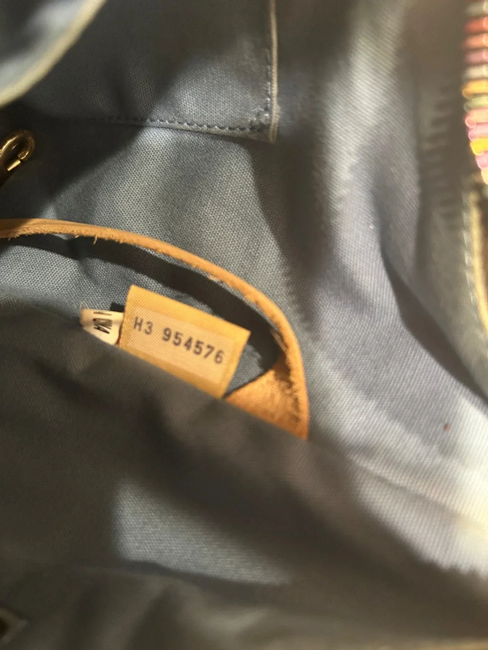 Vintage Dooney & Bourke Rainbow Monogram Brown Leather Pink Heart Zipper Handbag
